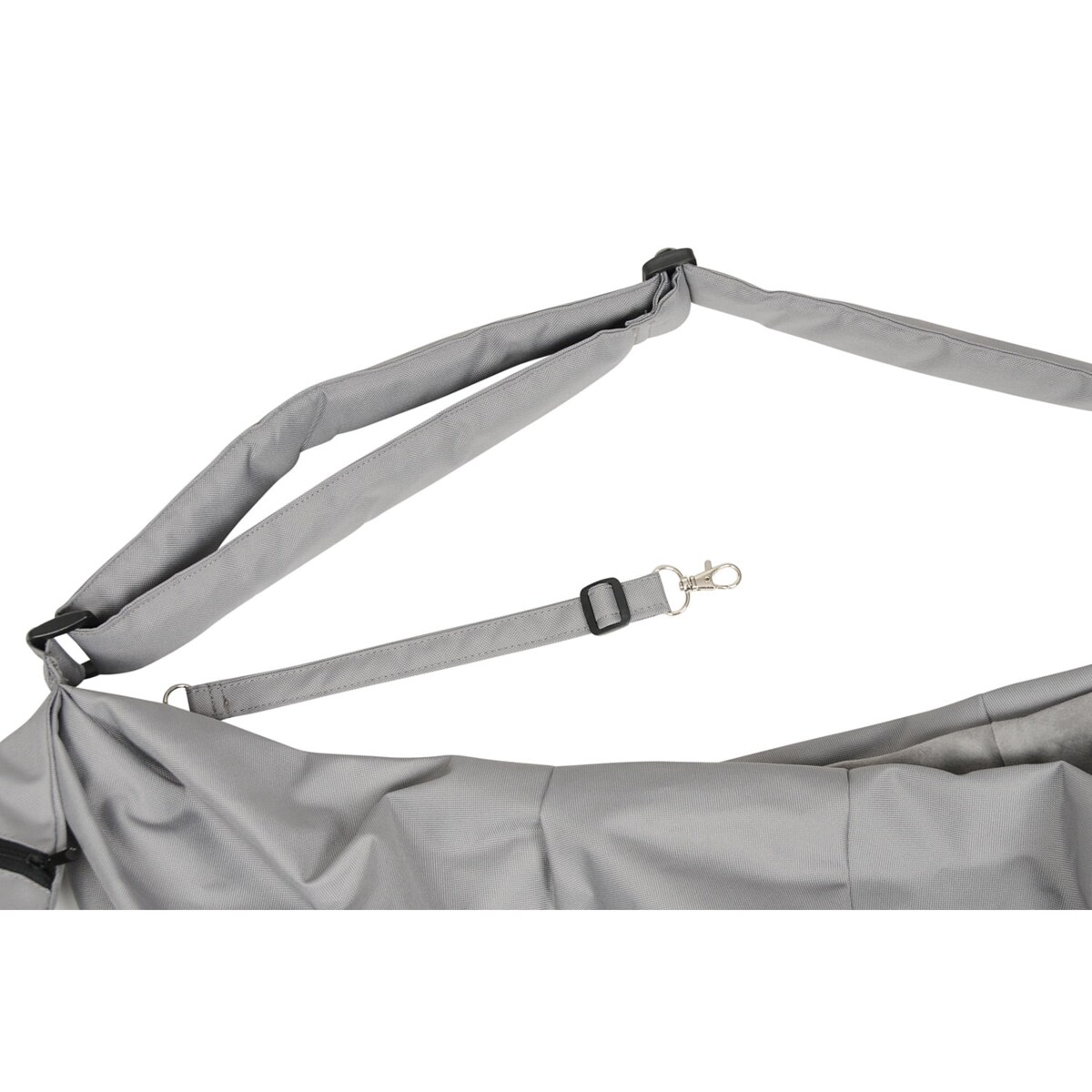 Animood Torba/transporter Daisy rozmiar: uniwersalny, kolor: szary , materiał:kodura/welur