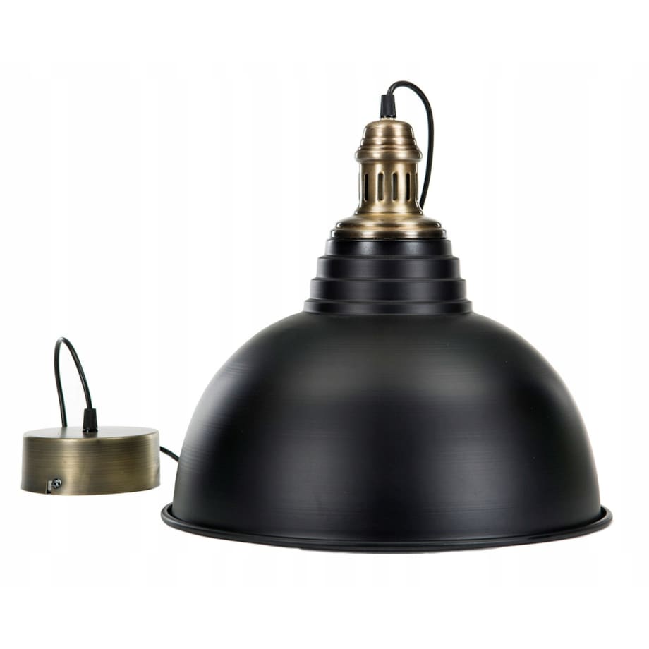 LAMPA wisząca SIENNA XL czarny mat śr. 38cm