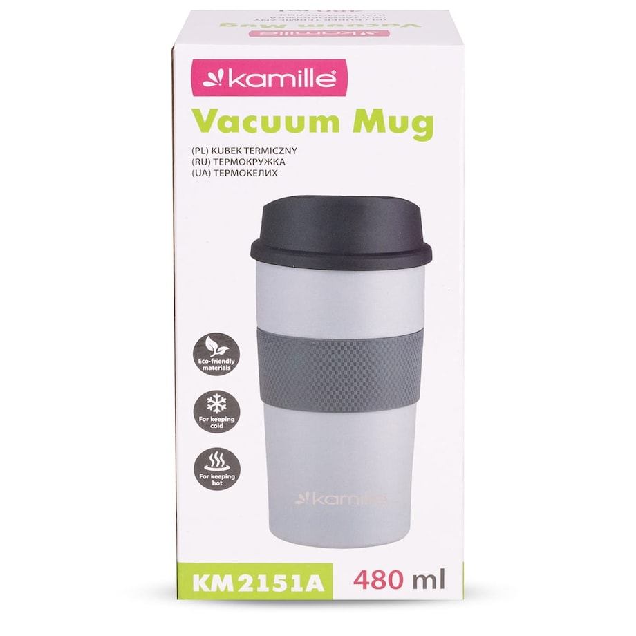 Kubek termiczny na kawę termos na napoje 480ml KAMILLE