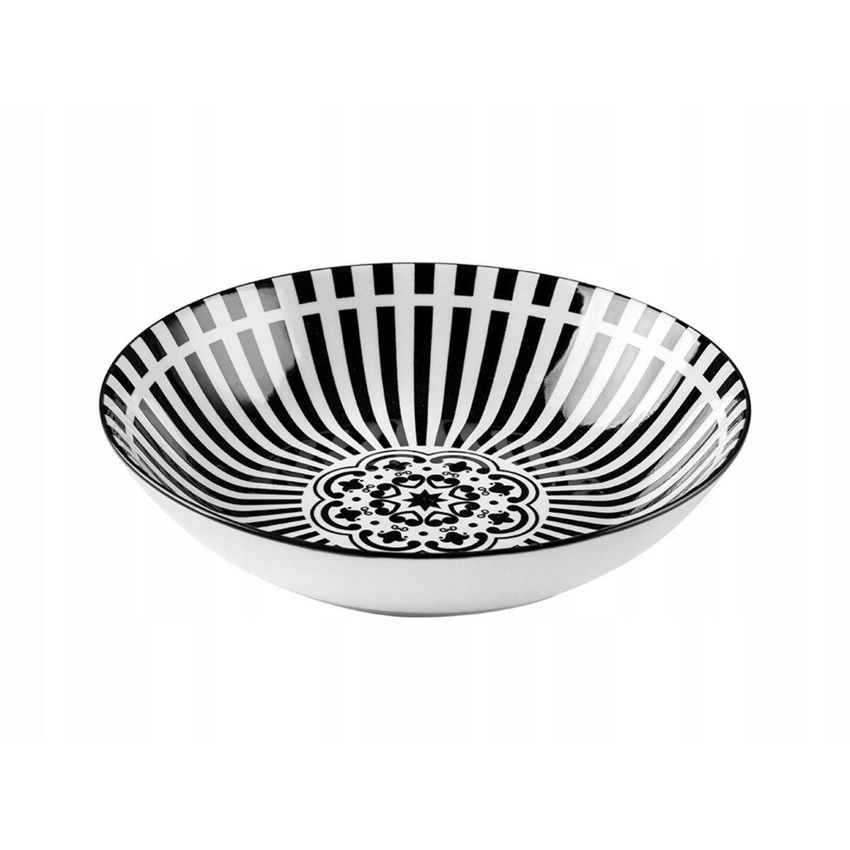 TALERZ OBIADOWY głęboki na zupę rosół jedzenie 20cm ASTEC wzorek miska