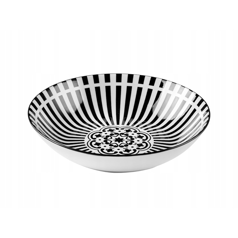 TALERZ OBIADOWY głęboki na zupę rosół jedzenie 20cm ASTEC wzorek miska