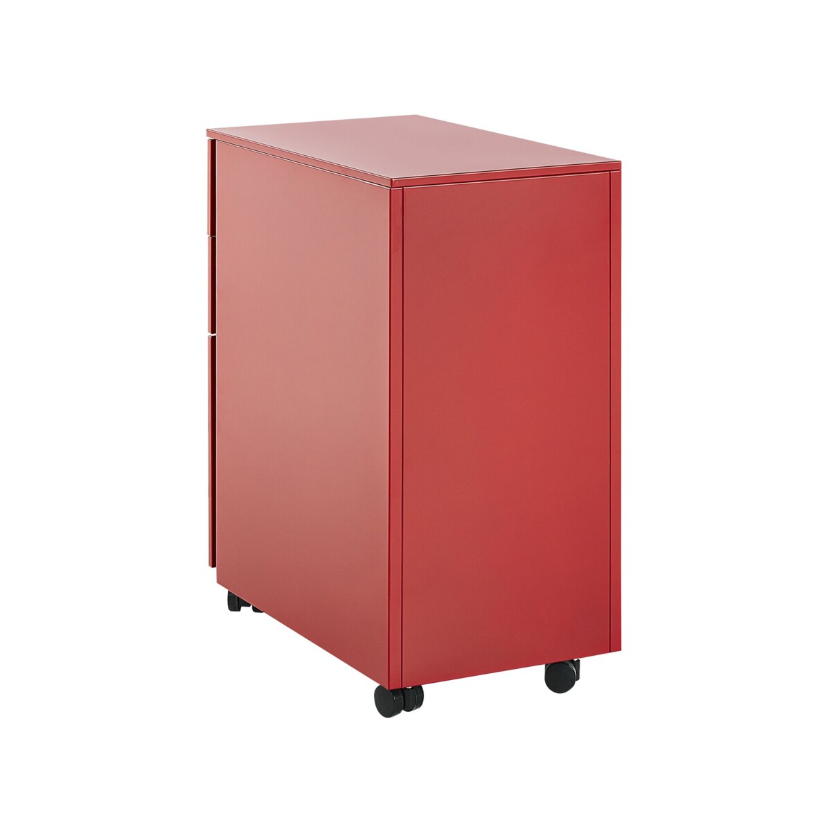 Szafka biurowa metalowa czerwona BOLSENA