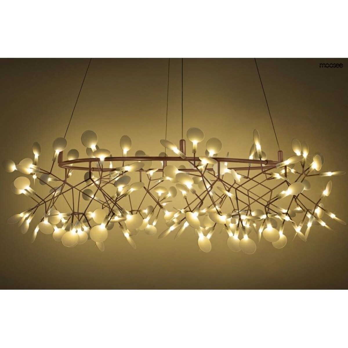 Wisząca lampa Flora MSE010100216 LED 64,8W miedziana