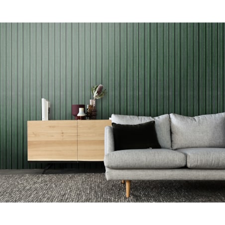 Tapeta Zielone paski, 416x254cm