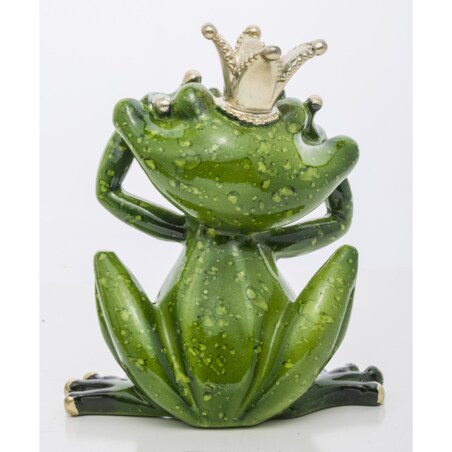 Dekoracja - 3 zielone żabki "Nie widzę, nie słyszę, nie mówię" RANE VERDI