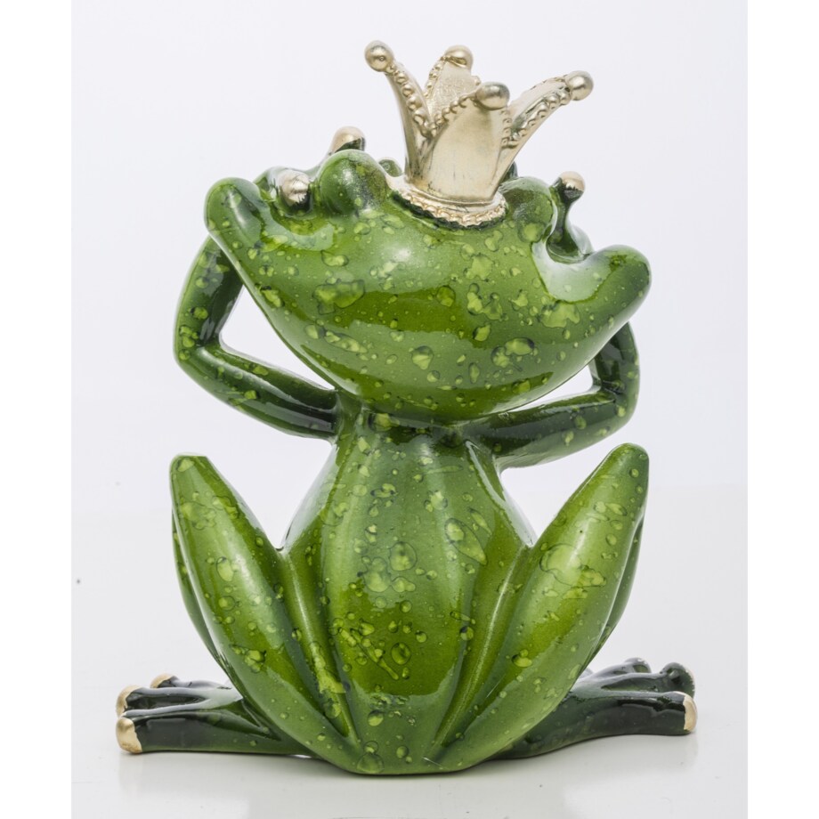 Dekoracja - 3 zielone żabki "Nie widzę, nie słyszę, nie mówię" RANE VERDI