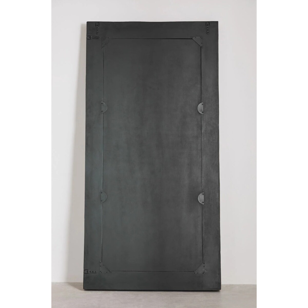 Prostokątne lustro z drewna z odzysku Juvira 110x220 cm