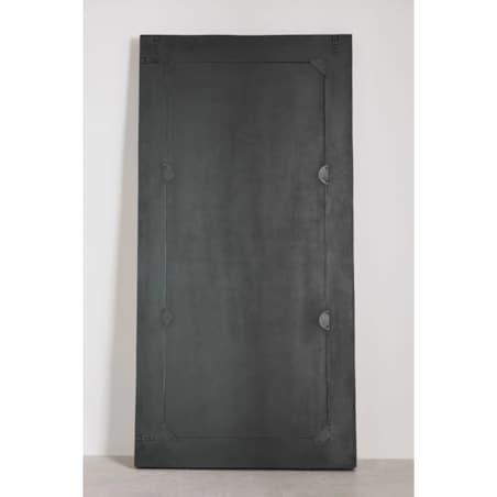 Prostokątne lustro z drewna z odzysku Juvira 110x220 cm