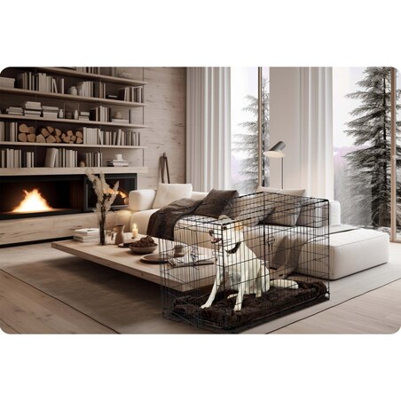 Klatka dla psów + legowisko 107x71x77 cm Pethaus 620200-606200