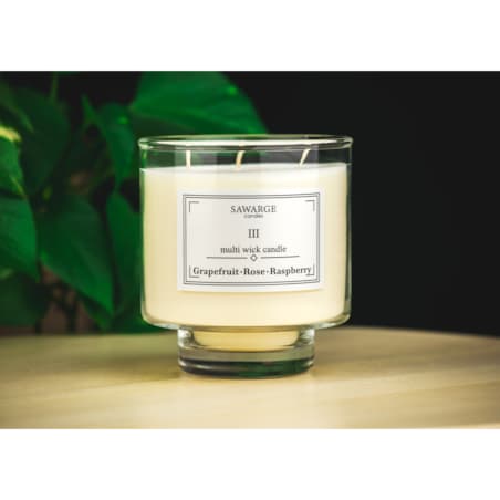 Świeca Zapachowa Sojowa No3 /50h/ Malina Róża Grapefruit 450g
