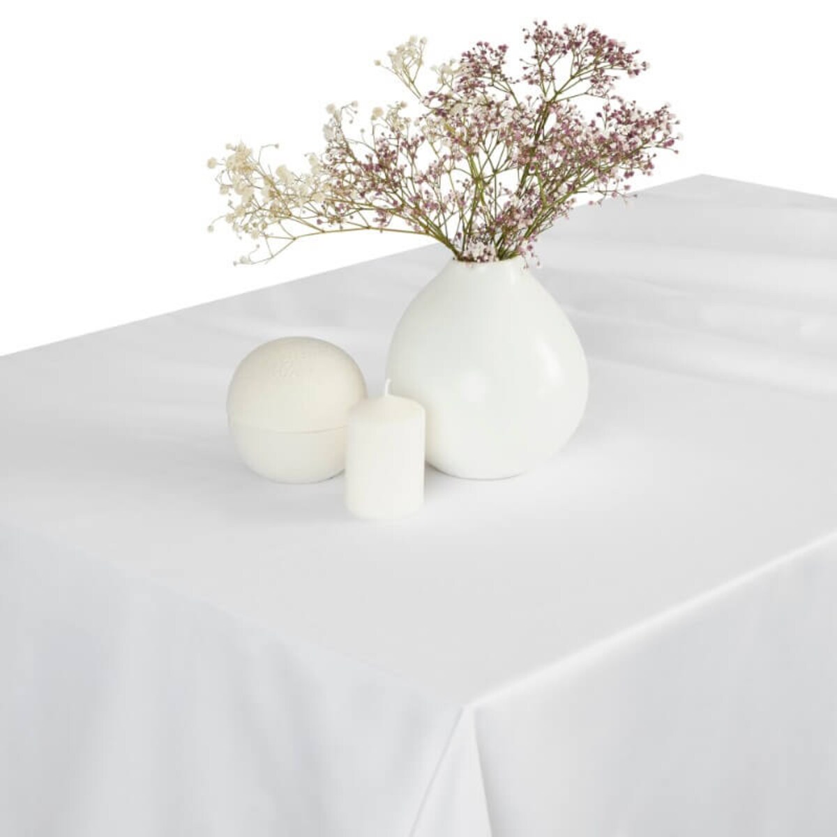 Obrus klasyczny biały 150 x 250 cm