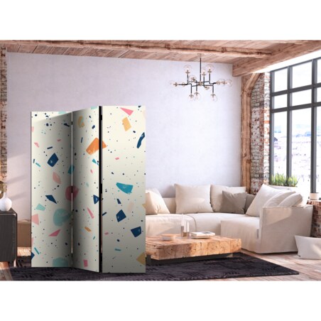 Parawan Dwustronny Kolorowe Lastriko 135x172cm