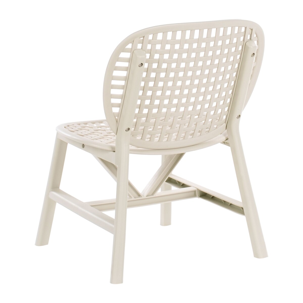 Zestaw mebli balkonowych SICELLE Złamana biel