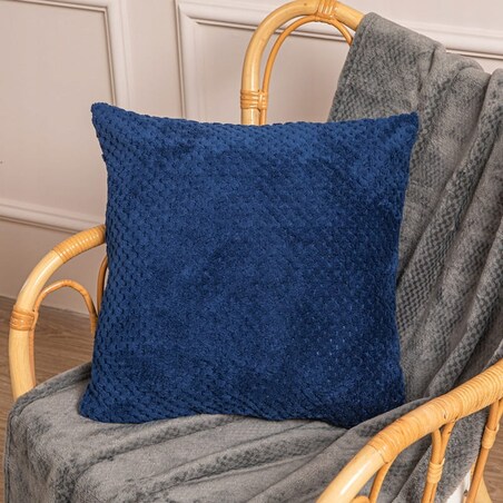 Miękki Koc Narzuta Pled na Łóżko 70 x 150 cm mikrofibra milutki Grafit Willy