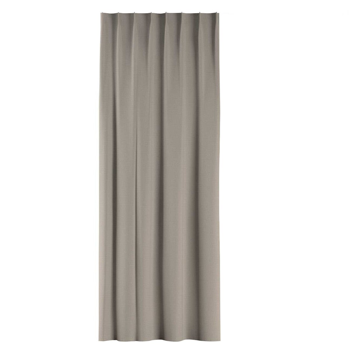 Zasłona na haczykach flex pojedynczych 130x260 beżowy strukturalny