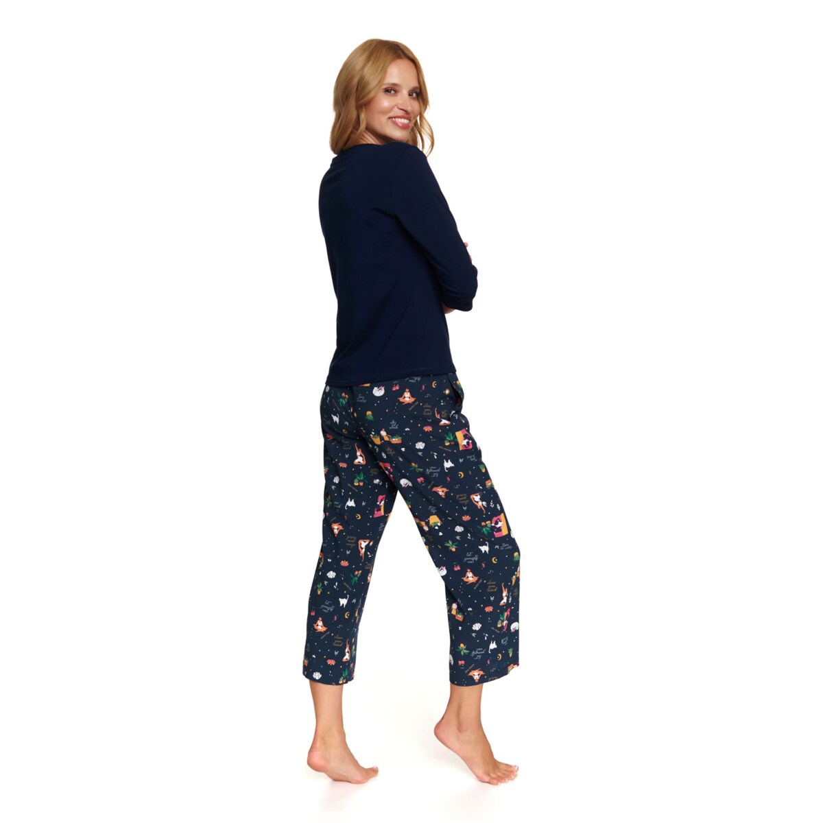 Piżama kolor granatowy PM.7162.YOGA - XXL