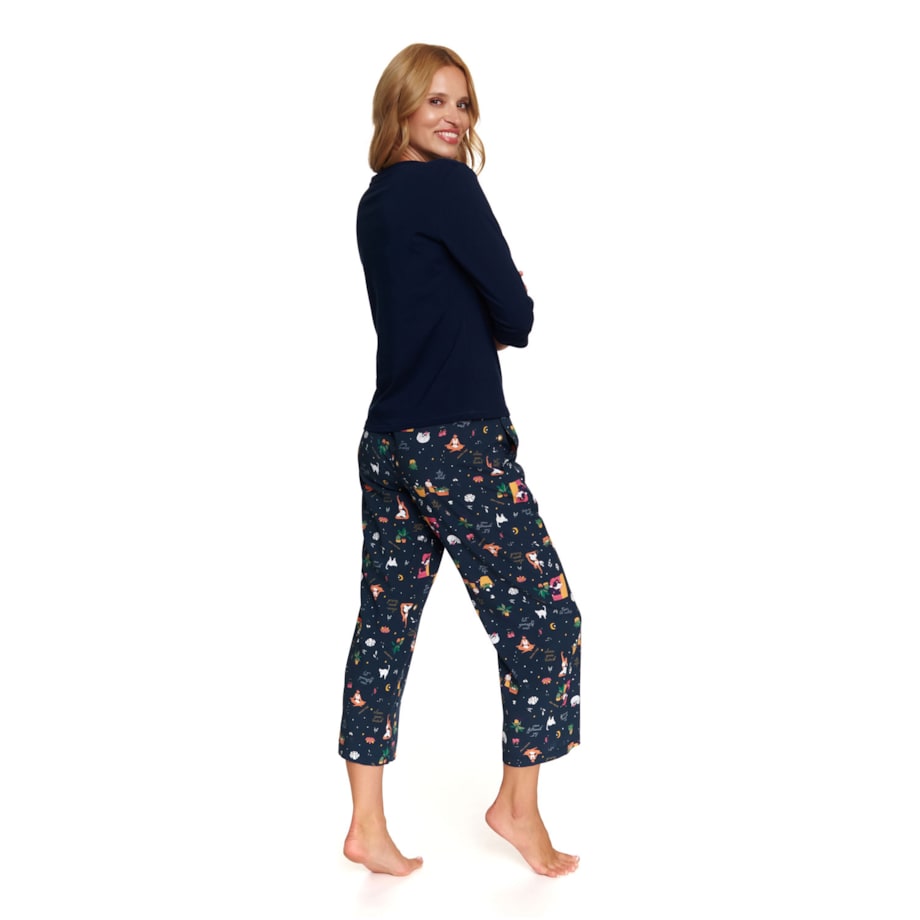 Piżama kolor granatowy PM.7162.YOGA - XXL