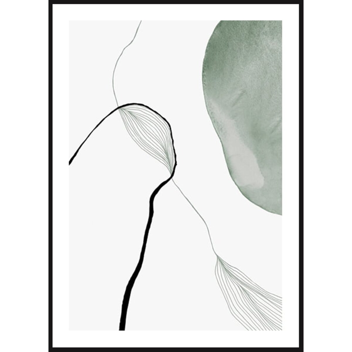 Poster Story, Plakat, Obraz - Łagodny Kształt No1, wymiary 21 x 30 cm