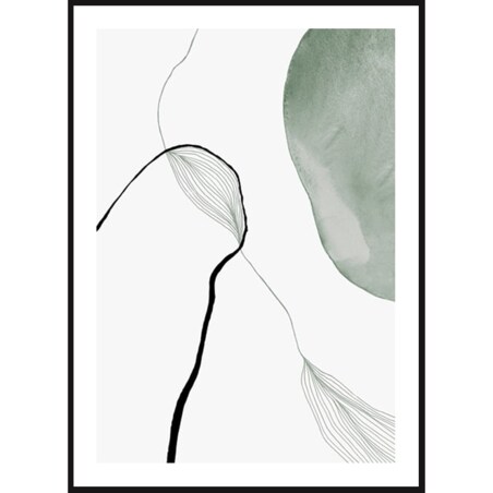 Poster Story, Plakat, Obraz - Łagodny Kształt No1, wymiary 21 x 30 cm