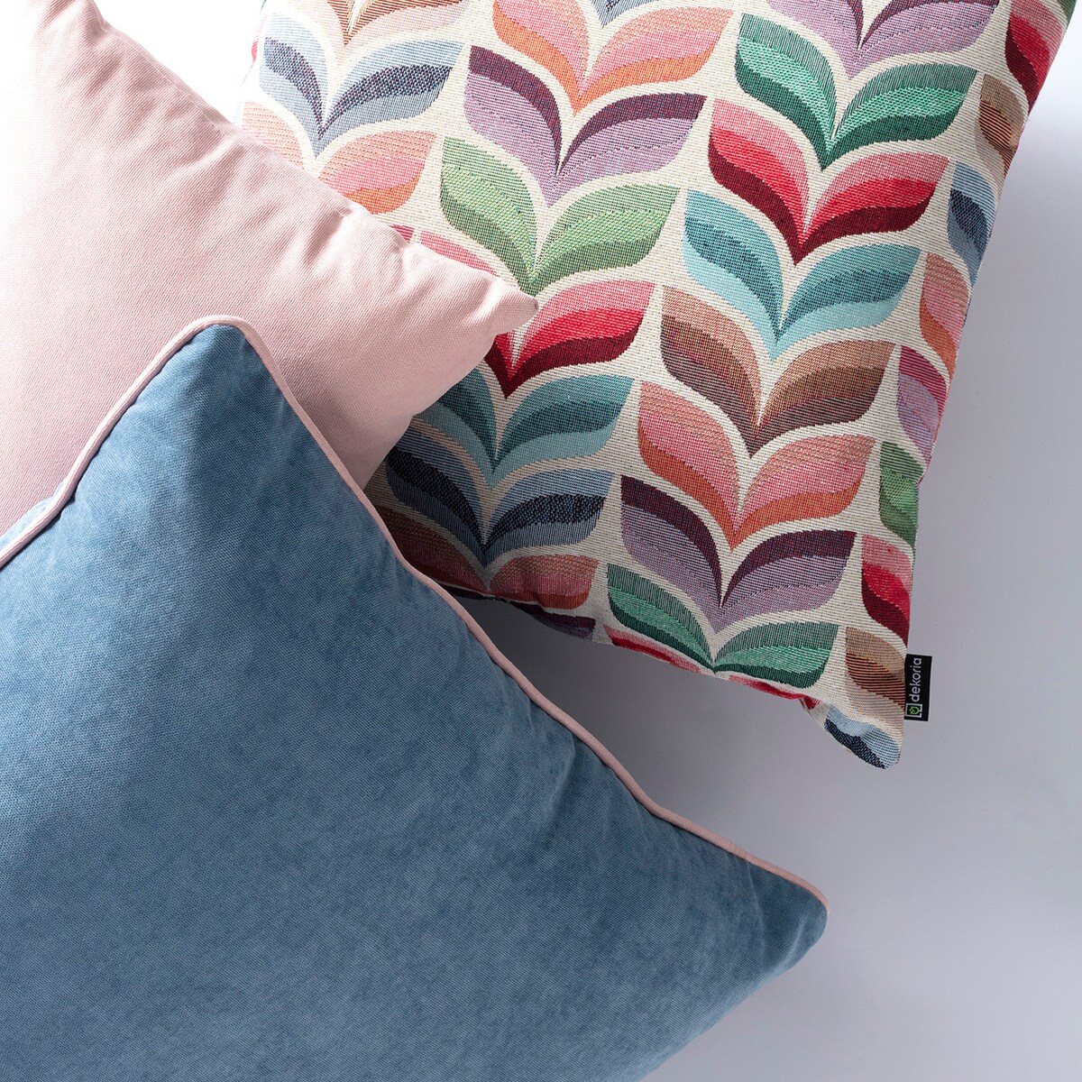 Zestaw poduszek do sypialni Homely Folk multicolor, 55x55/50x50/52x33 cm