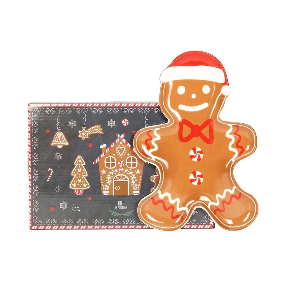 Półmisek Happy Gingerbread boże narodzenie, święta, świąteczne, , 17 x 25 x 1,5 cm