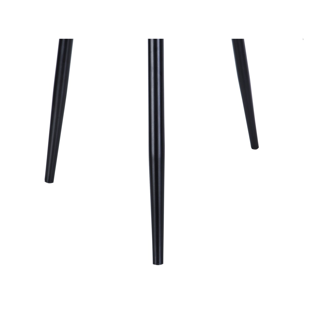 Zestaw 2 krzeseł do jadalni ekoskóra ciemnobrązowy MELROSE