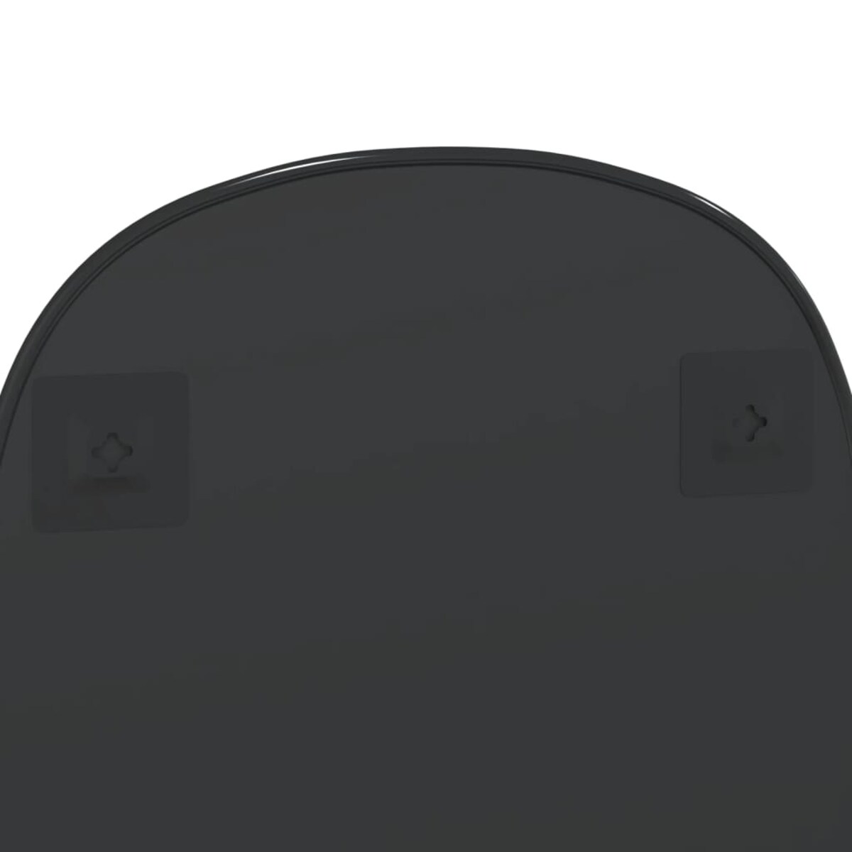 vidaXL Lustro ścienne, czarne, 60x40 cm