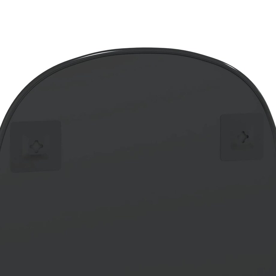 vidaXL Lustro ścienne, czarne, 60x40 cm