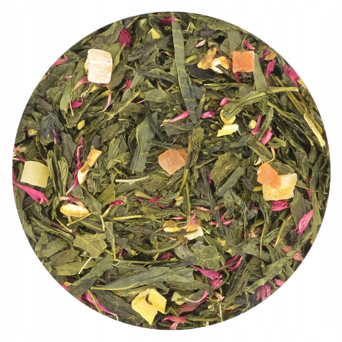 Herbata zielona sypana MONTICELLO o smaku różowego wina PREMIUM Cup&You - herbata liściasta sypana mieszanka napar susz - gotowa na prezent upominek