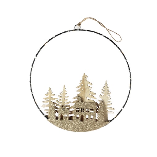 Dekoracja świąteczna z LED do zawieszenia, Ø 20 cm