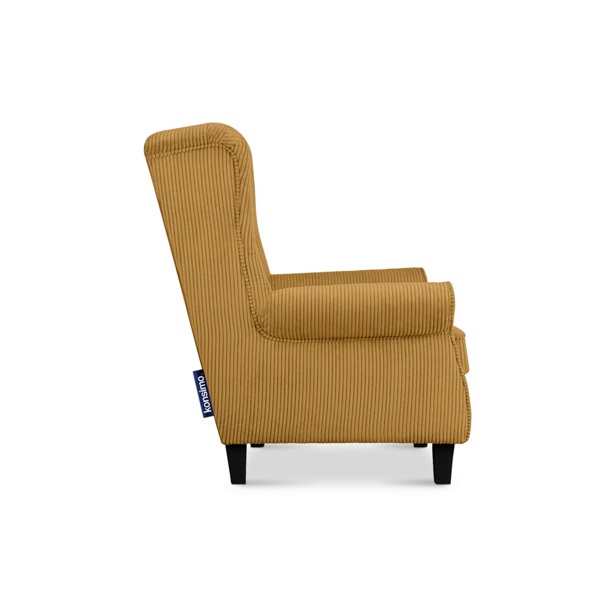 KONSIMO MILES Fotel, kolor Żółty