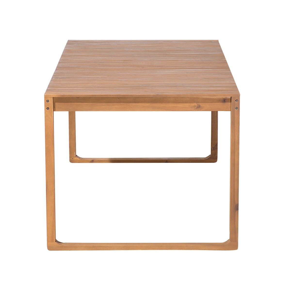 Stół ogrodowy akacjowy 180 x 90 cm jasne drewno SASSARI