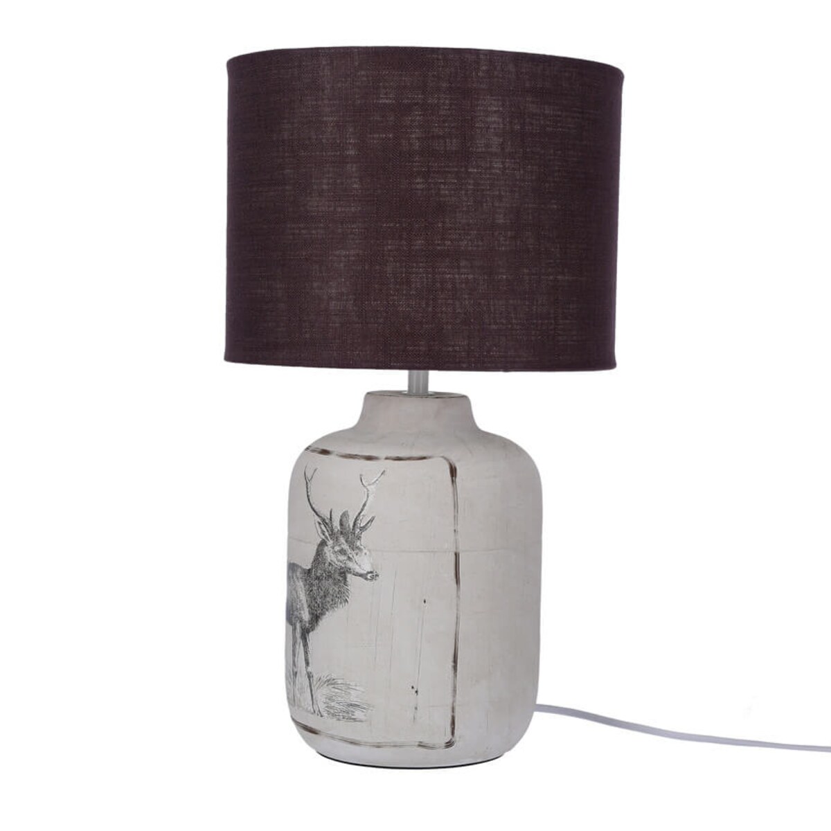 Sypialniana lampa stołowa Walia 41-39194 Candellux ceramiczna srebrna czarna
