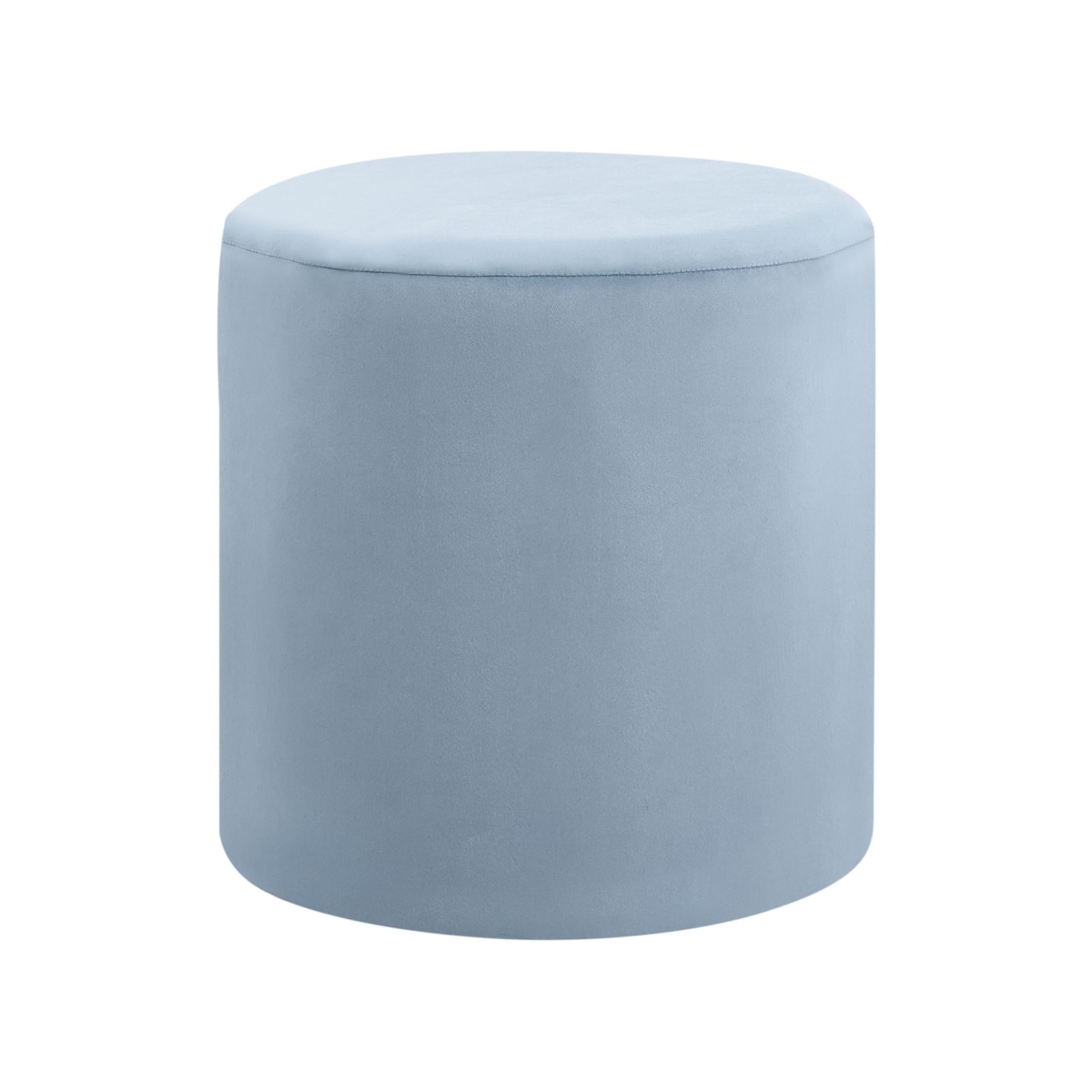 Puf LOVETT Welur Błękitny 47 cm 47 cm 46 cm