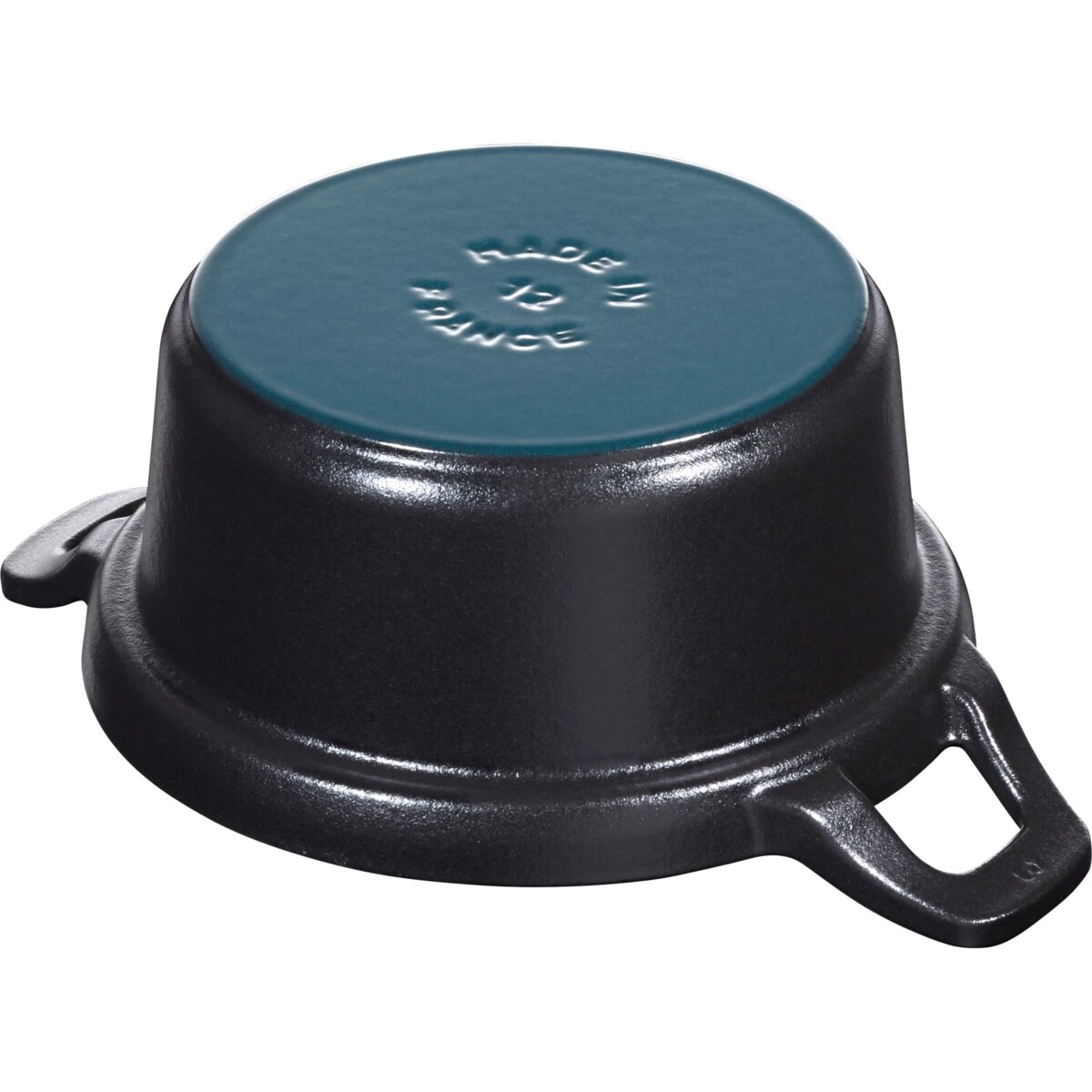 Garnuszek żeliwny okrągły Staub La Coquette - 500 ml, Czarny