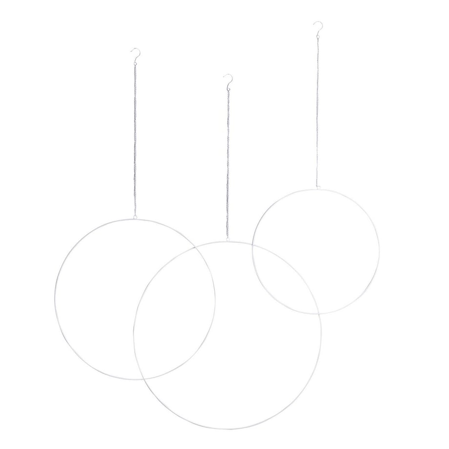 Dekoracja wisząca Tara White 3szt., 40/50/70 cm