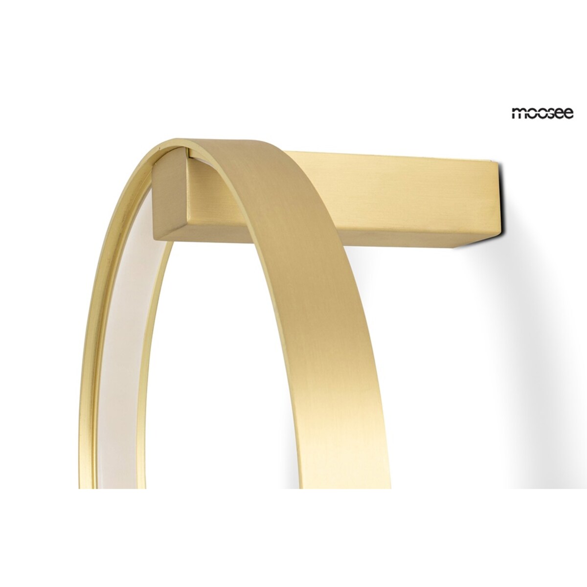 Ścienna lampa ring CIRCLE WALL kinkiet LED 13W 3000K złoty