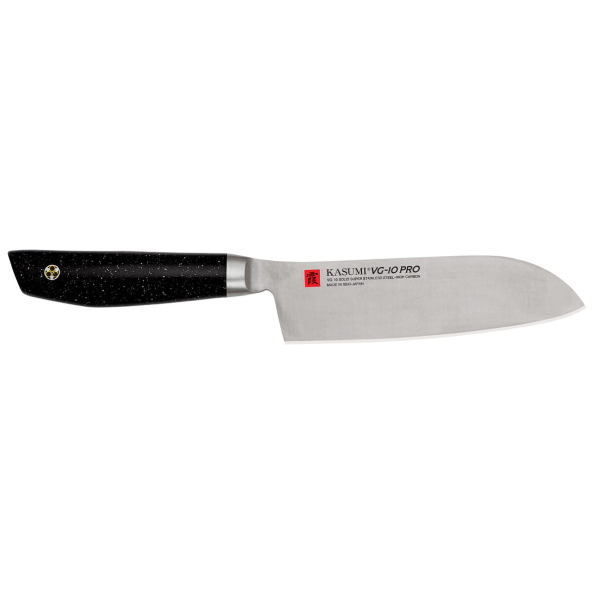 Kasumi Nóż Santoku, mały kuty VG10 dł. 13 cm