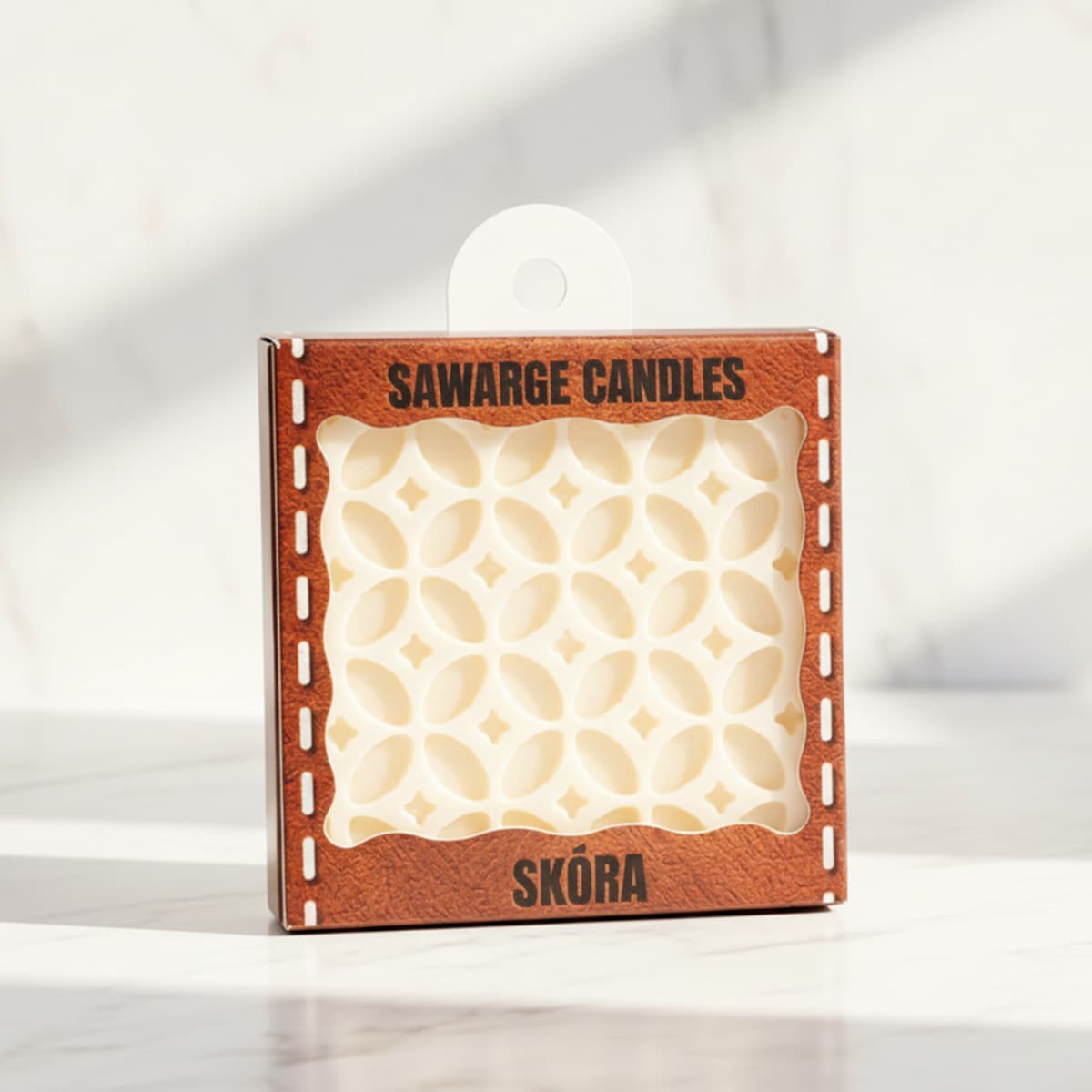 Zapachowa zawieszka do szafy wosk sojowy Skóra