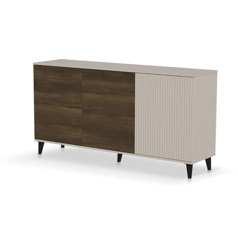 Komoda RANDOM 2 KM-1 160cm orzech/kaszmirowa