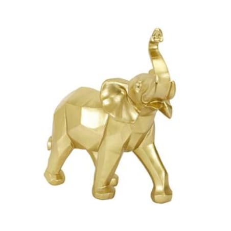 Dekoracja Origami Słoń złoty