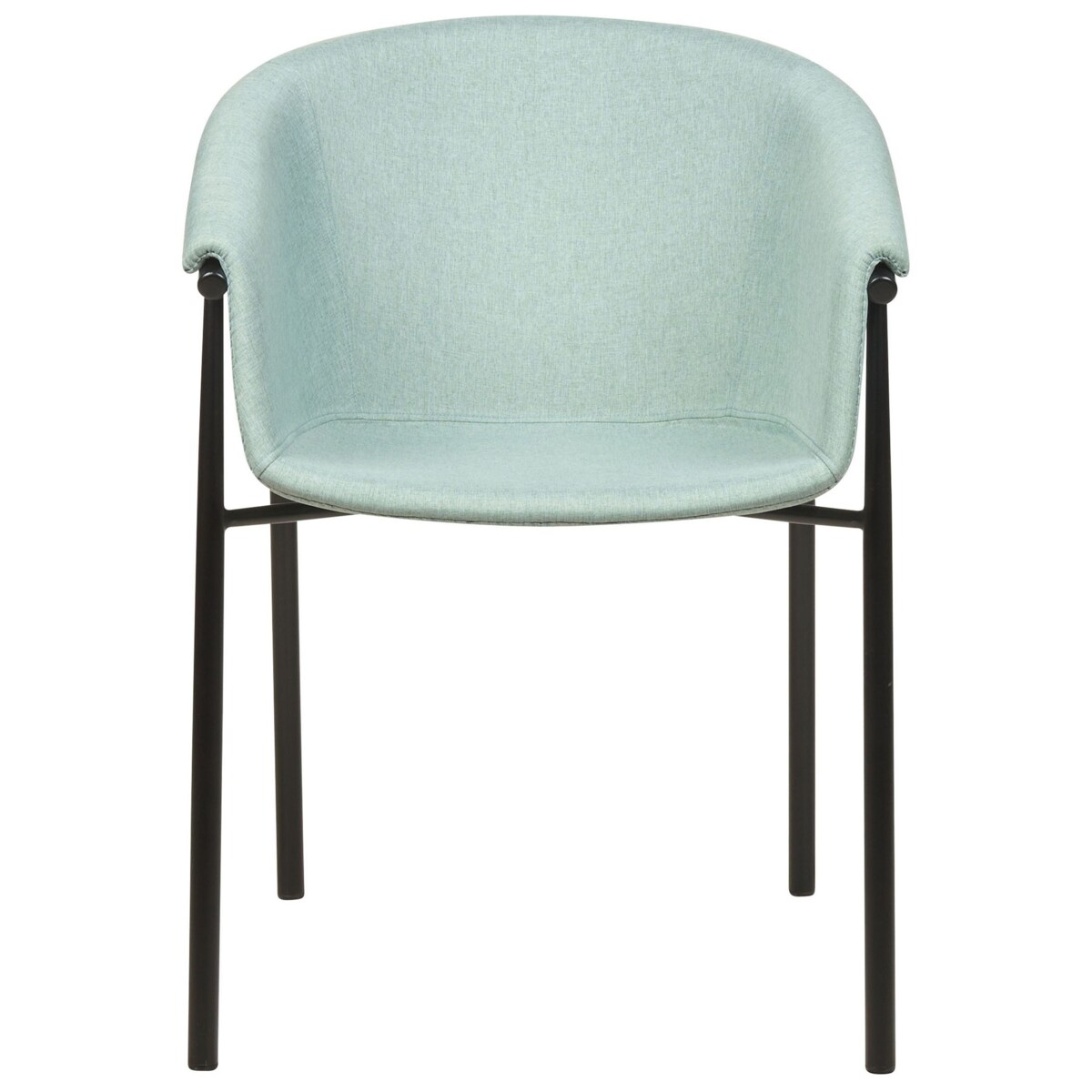 Zestaw 2 krzeseł do jadalni miętowy AMES