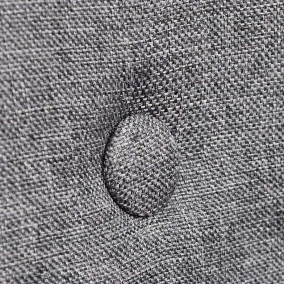 vidaXL Krzesła do jadalni, 4 szt., jasnoszare, tkanina i lity dąb