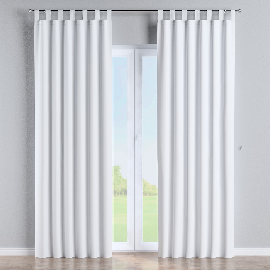 Zasłona na szelkach 1 szt. 130x260 biały