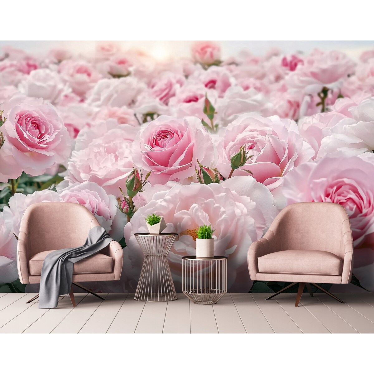 Fototapeta Do Sypialni Salonu Na Flizelinie Kwiaty Natura Różowy 400x280