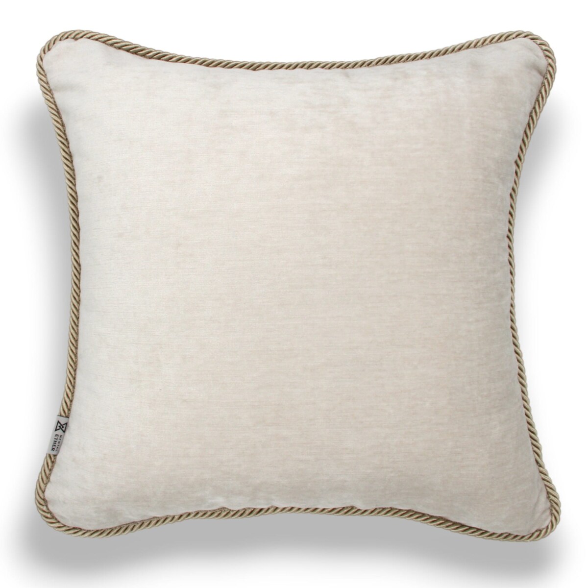 Kremowy - niebieski zestaw dwóch poduszek dekoracyjnych Aura Rani