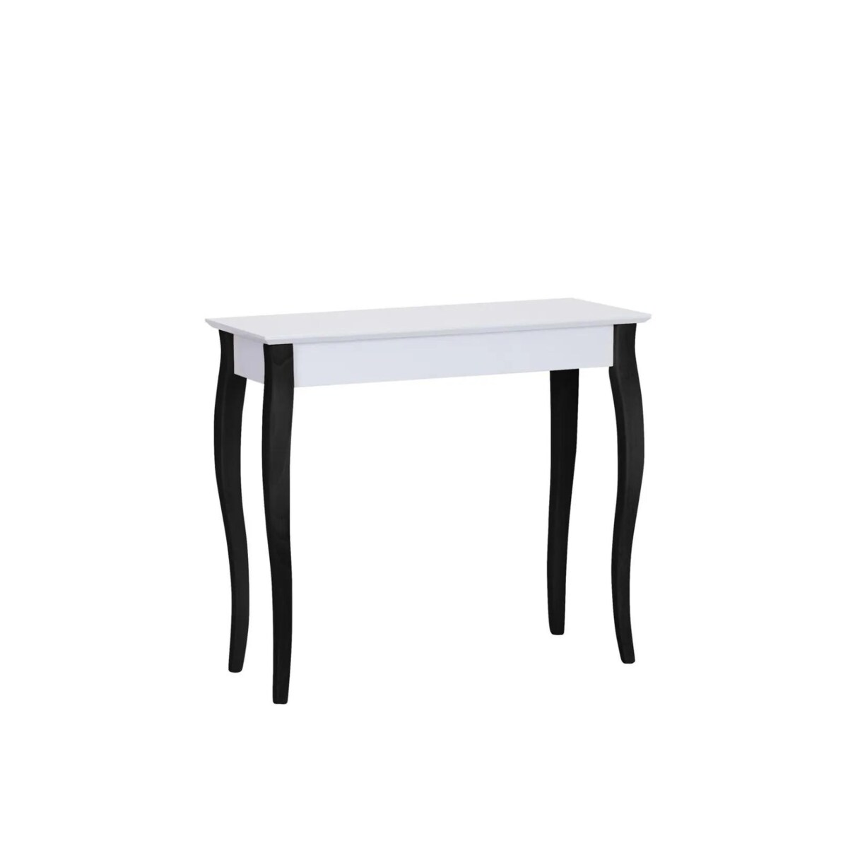 Konsola LILLO 85x35 biała/czarna