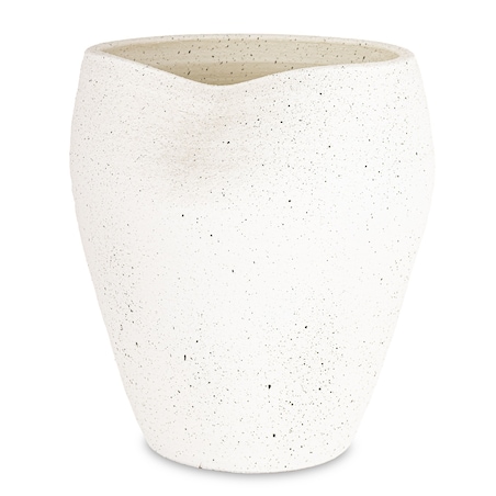 Wazon ceramiczny 31x27x26 cm BUZZY-4 biały