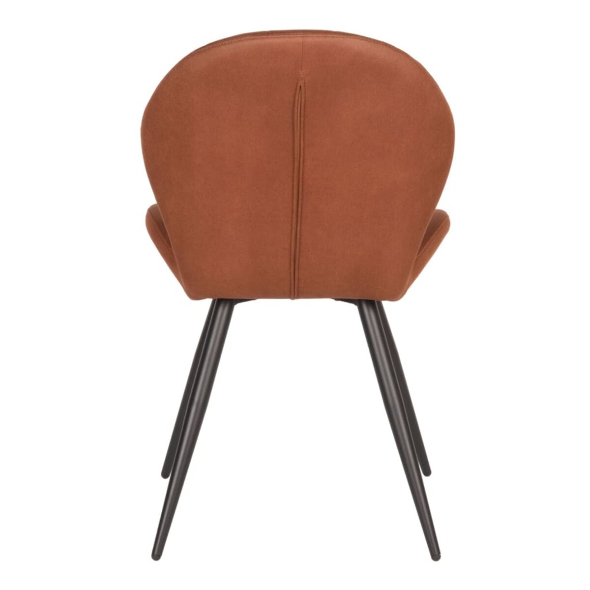 LABEL51 Krzesła stołowe Sil, 2 szt., 51x64x87cm, koniakowe, mikrofibra