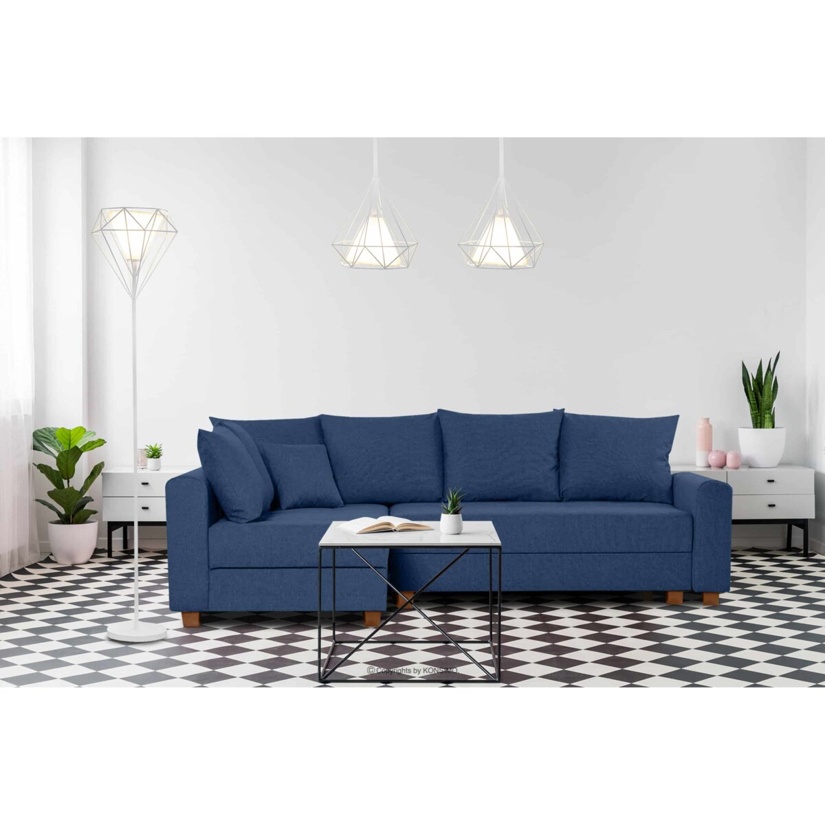 Konsimo ACOS Lampa podłogowa, biały